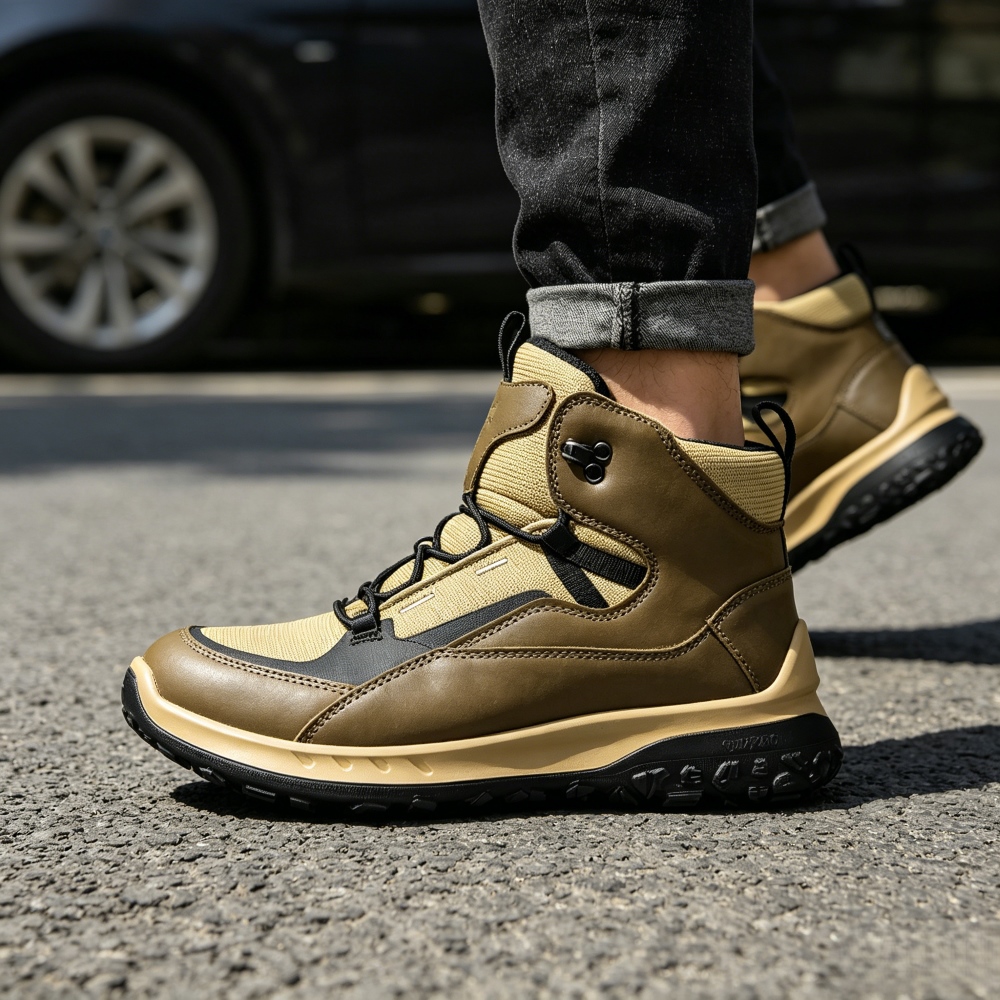 Crossfit Hard - High Top Leather Shoes Men Luxury