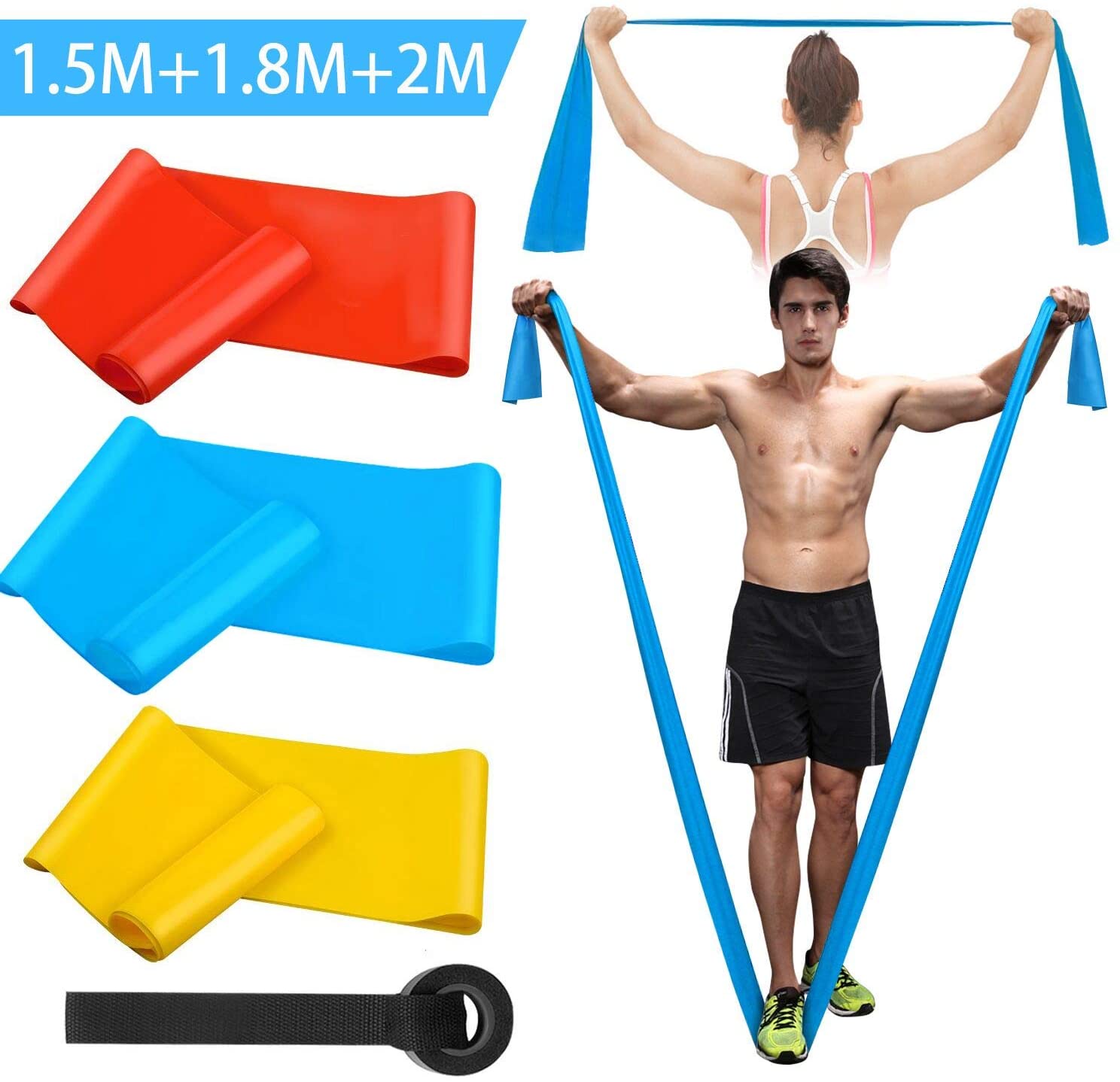 Elastic Fitness Bands 3Pcs Res - огляд і ціна Crossfit Accessories