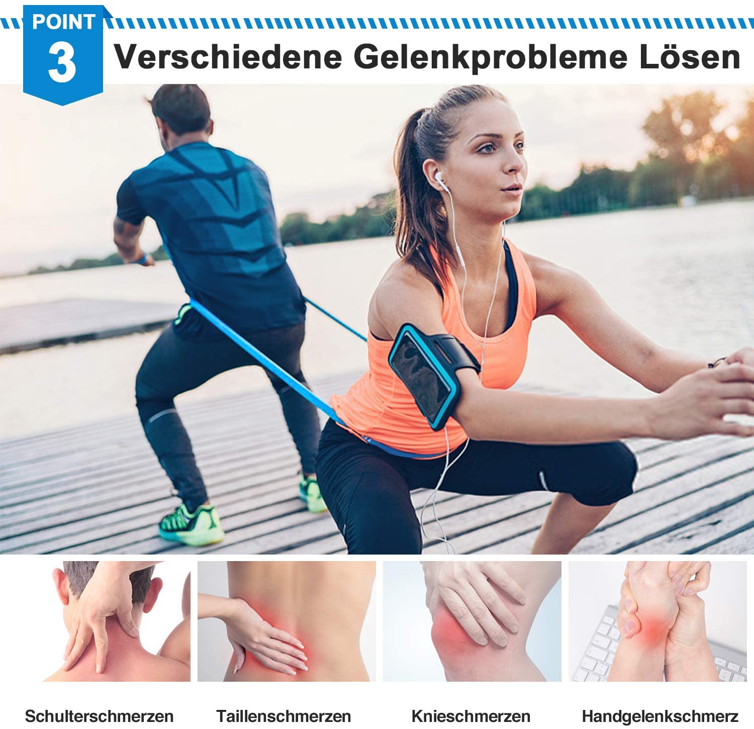 Elastic Fitness Bands 3Pcs Res - огляд і ціна Crossfit Accessories