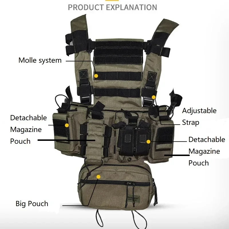 D3CR Chest Rig Vest Multicam B - огляд і ціна Crossfit Gear For Men