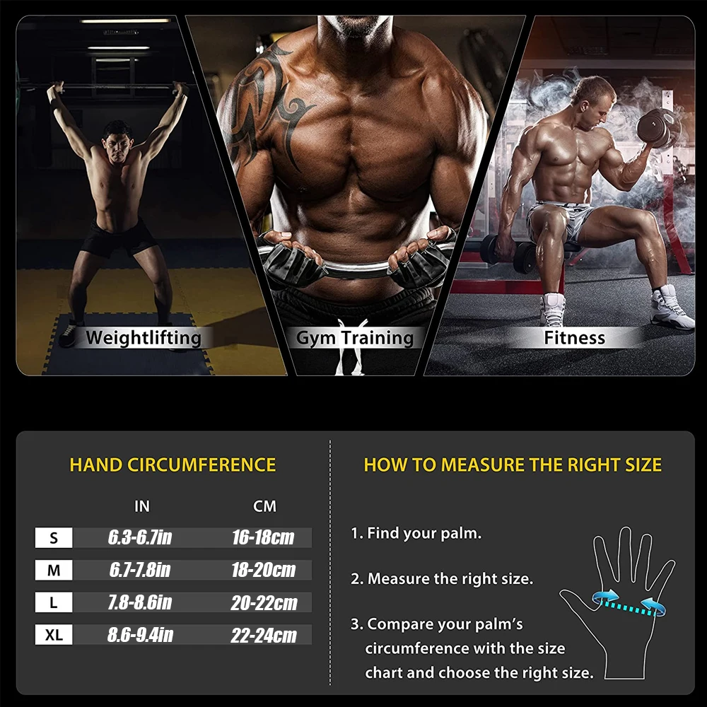 1Pair Half Finger Gym Fitness  - огляд і ціна Crossfit Accessories
